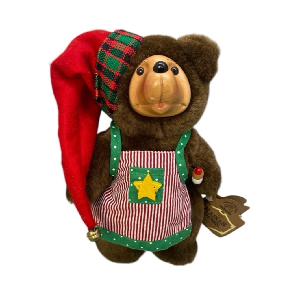 Vintage ‘94 Raikes Bears Christmas Painter Bear Numbered NEW